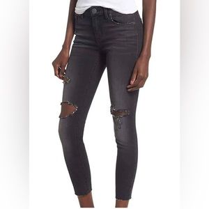STS Emma Skinny Ankle Black Ripped Edition Size 28